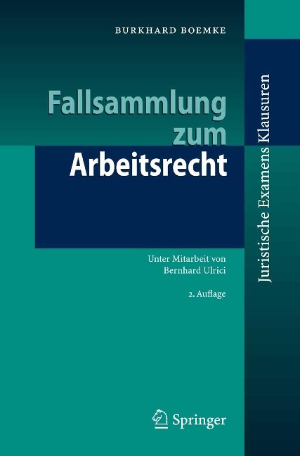 Fallsammlung zum Arbeitsrecht - Burkhard Boemke