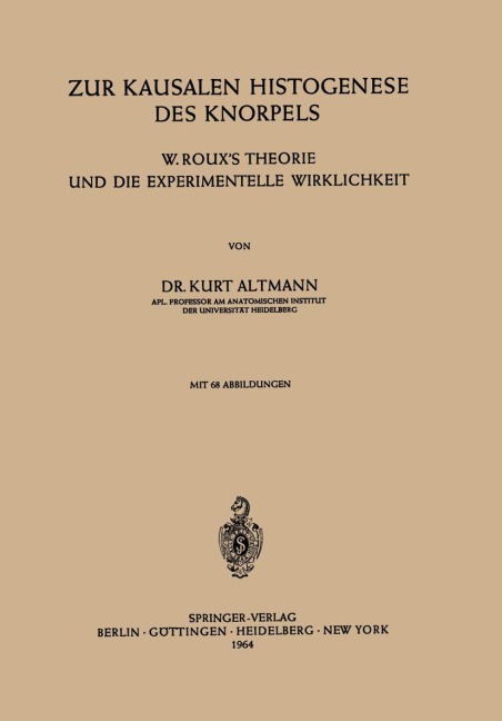 Zur Kausalen Histogenese des Knorpels - K. Altmann