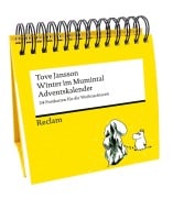 Cover-Bild zum Titel 'Winter im Mumintal. 24 Postkarten für die Weihnachtszeit (Advents-Postkartenaufsteller)' von 'Tove Jansson'