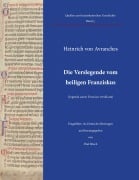 Cover-Bild zum Titel 'Die Verslegende vom heiligen Franziskus (Legenda sancti Francisci versificata)' von 'Heinrich von Avranches'