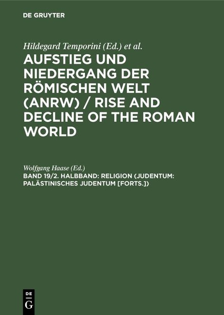 Religion (Judentum: Palästinisches Judentum [Forts.]) - 
