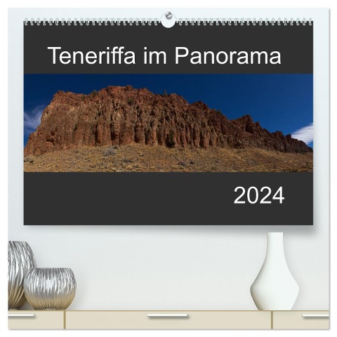 Teneriffa im Panorama (hochwertiger Premium Wandkalender 2024 DIN A2 quer), Kunstdruck in Hochglanz - Paul Linden