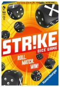 Cover-Bild zum Titel 'Ravensburger 26840 - Strike, Brettspiel, Mehrfarbiges Würfelspiel für 2-5 Spieler, Mitbringspiel ab 8 Jahren, Familienspiel' von 'Dieter Nüßle'