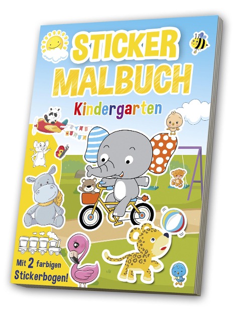 Mal- & Stickerbuch: Kindergarten - 
