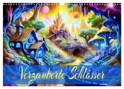 Cover-Bild zum Titel 'Verzauberte Schlösser (Wandkalender 2026 DIN A3 quer), CALVENDO Monatskalender' von 'Dusanka Djeric'