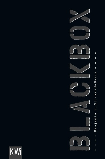Blackbox - Benjamin von Stuckrad-Barre