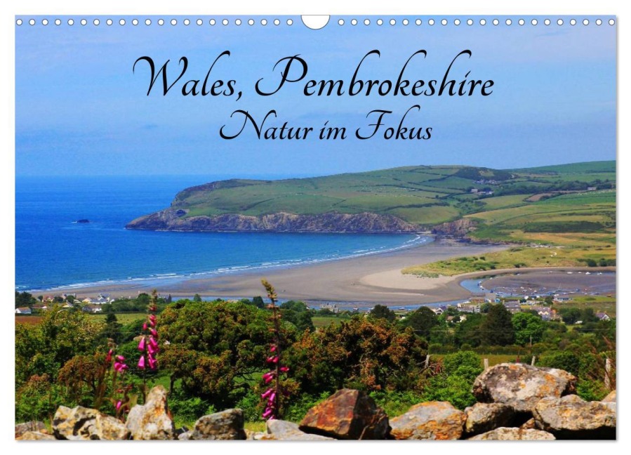 Wales Pembrokeshire - Natur im Fokus- (Wandkalender 2026 DIN A3 quer), CALVENDO Monatskalender - Natascha Valder