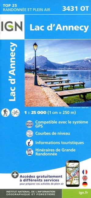 Lac D'Annecy 1:25 000 - 