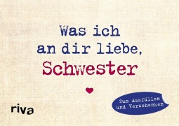 Cover-Bild zum Titel 'Was ich an dir liebe, Schwester - Miniversion' von 'Alexandra Reinwarth'