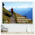 Wandern im Rosengarten und Latemar (hochwertiger Premium Wandkalender 2025 DIN A2 quer), Kunstdruck in Hochglanz - Sergej Schmidt