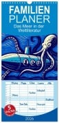 Cover-Bild zum Titel 'Familienplaner 2026 - Das Meer in der Weltliteratur mit 5 Spalten (Wandkalender, 21 x 45 cm) CALVENDO' von 'Steffani Lehmann'