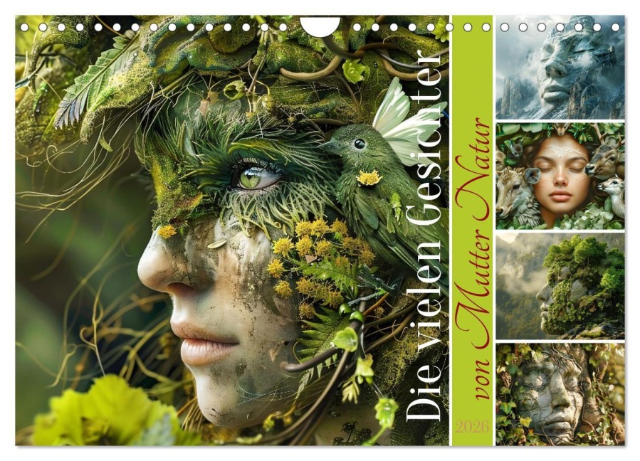 Die vielen Gesichter von Mutter Natur (Wandkalender 2026 DIN A4 quer), CALVENDO Monatskalender - Daniela Tapper