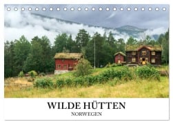 Norwegen Kalender - Wilde Hütten in den Bergen (Tischkalender 2026 DIN A5 quer), CALVENDO Monatskalender - Wildeyes Photography