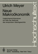 Cover-Bild zum Titel 'Neue Makroökonomik' von 'U. Meyer'