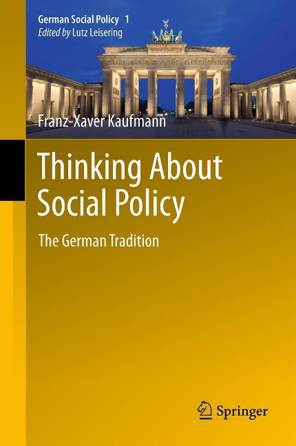 Thinking About Social Policy - Franz-Xaver Kaufmann