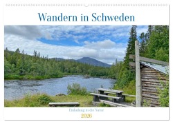 Cover-Bild zum Titel 'Wandern in Schweden - Einladung in die Natur (Wandkalender 2026 DIN A2 quer), CALVENDO Monatskalender' von 'Frank Zimmermann'