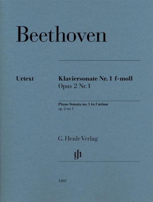 Klaviersonate Nr. 1 f-moll op. 2,1 - Ludwig Van Beethoven