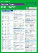 Cover-Bild zum Titel 'PONS Auf einen Blick Typische Fehler Italienisch' von ''