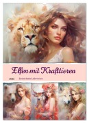 Cover-Bild zum Titel 'Elfen mit Krafttieren. Zauberhafte Lichtwesen (Wandkalender 2026 DIN A2 hoch), CALVENDO Monatskalender' von 'Rose Hurley'