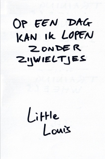 Op een dag kan ik lopen zonder zijwieltjes - Louis van Empel