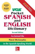 Cover-Bild zum Titel 'Vox Pocket Spanish and English Dictionary, 2nd Edition' von 'Vox'