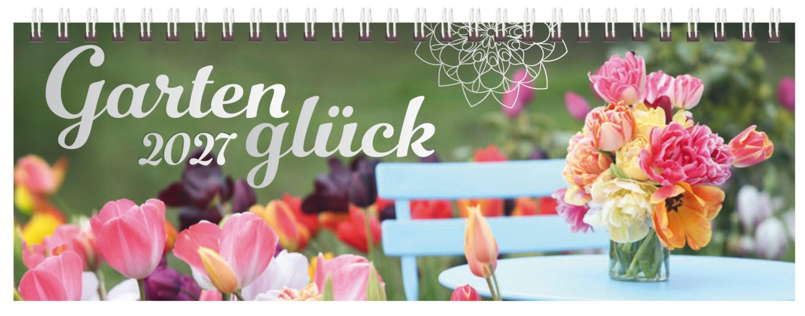 Tischquerkalender Gartenglück 2027 - 
