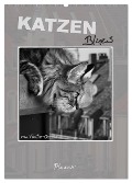 Katzen Blues / Planer (Wandkalender 2024 DIN A2 hoch), CALVENDO Monatskalender - Viktor Gross
