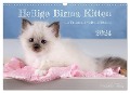 Heilige Birma Kitten - ein Traum auf weißen Pfötchen (Wandkalender 2024 DIN A3 quer), CALVENDO Monatskalender - Michaela Thoms