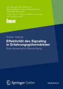 Cover-Bild zum Titel 'Effektivität des Signaling in Erfahrungsgütermärkten' von 'Stefan Hattula'