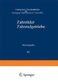 Cover-Bild zum Titel 'Zahnräder Zahnradgetriebe' von 'G. Niemann, H. Brugger, H. K. Hellmich, E. Hammesfahr, H. Zickel'