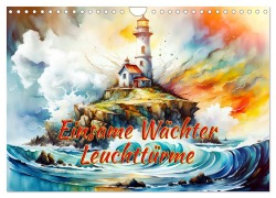 Cover-Bild zum Titel 'Einsame Wächter Leuchttürme (Wandkalender 2026 DIN A4 quer), CALVENDO Monatskalender' von 'Dusanka Djeric'