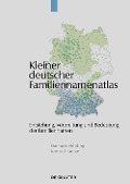 Cover-Bild zum Titel 'Kleiner deutscher Familiennamenatlas' von 'Damaris Nübling, Konrad Kunze'
