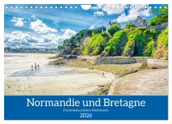 Cover-Bild zum Titel 'Normandie und Bretagne - Frankreichs schöner Nordwesten (Wandkalender 2026 DIN A4 quer), CALVENDO Monatskalender' von 'Thomas Bartruff'