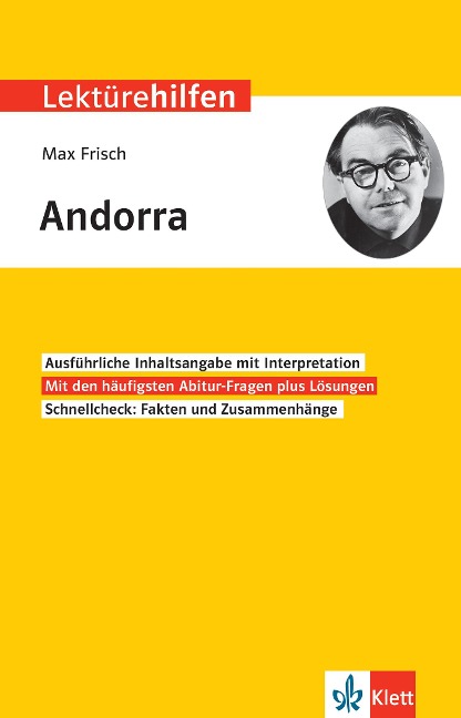 Lektürehilfen Max Frisch, Andorra - 