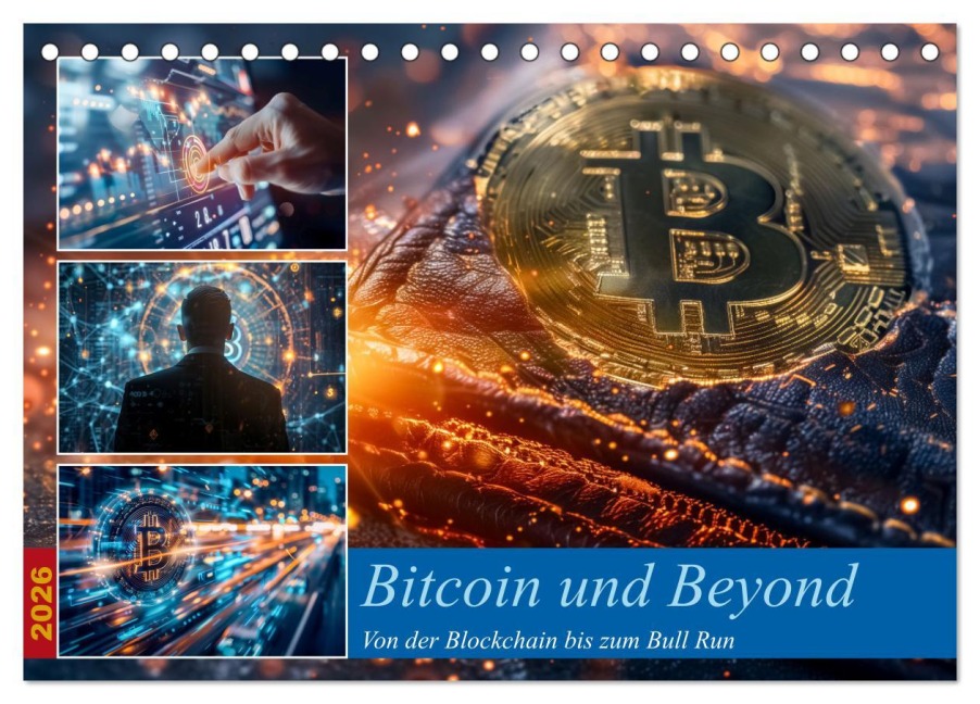 Bitcoin und Beyond (Tischkalender 2026 DIN A5 quer), CALVENDO Monatskalender - Steffen Gierok-Latniak