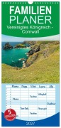 Cover-Bild zum Titel 'Familienplaner 2027 - Vereinigtes Königreich - Cornwall mit 5 Spalten (Wandkalender, 21 x 45 cm) CALVENDO' von 'Peter Schickert'
