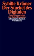 Cover-Bild zum Titel 'Der Stachel des Digitalen' von 'Sybille Krämer'