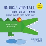 Cover-Bild zum Titel 'Malbuch Vorschule - Geometrische Formen' von 'Viktoria Isa'