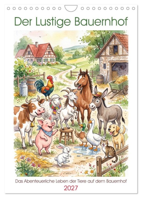 Der Lustige Bauernhof (Wandkalender 2027 DIN A4 hoch), CALVENDO Monatskalender - Roland Brack