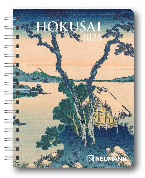 Hokusai 2025 - Diary - Buchkalender - Taschenkalender - Kunstkalender - 16,5x21,6 - 