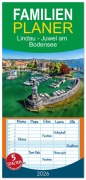 Cover-Bild zum Titel 'Familienplaner 2026 - Lindau - Juwel am Bodensee mit 5 Spalten (Wandkalender, 21 x 45 cm) CALVENDO' von 'Susan Michel'