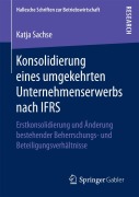 Cover-Bild zum Titel 'Konsolidierung eines umgekehrten Unternehmenserwerbs nach IFRS' von 'Katja Sachse'