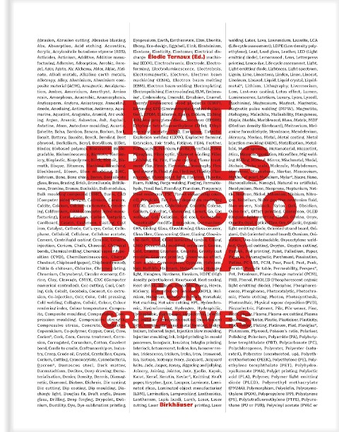 Materials Encyclopedia for Creatives - 
