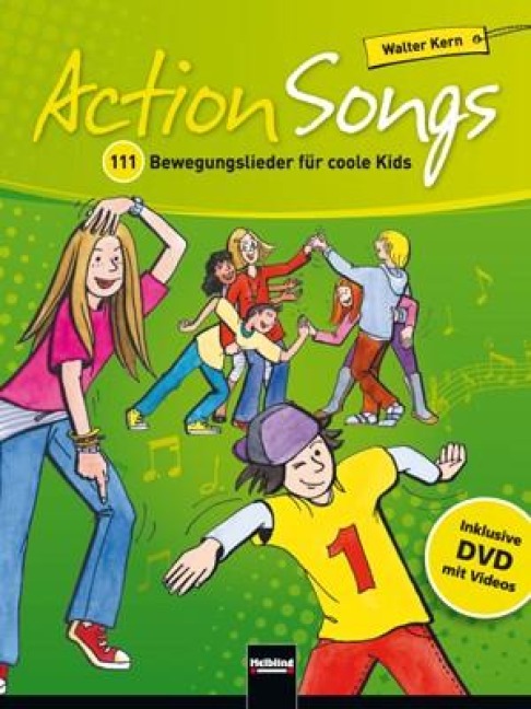 Action Songs. Paket (Liederbuch inkl. DVD + 2 Audio-CDs) - Walter Kern
