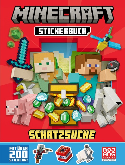 Minecraft Stickerbuch Schatzsuche - Minecraft, Mojang AB