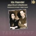 Cover-Bild zum Titel 'Ida Haendel Spielt Bruch & Beethoven' von 'Ida/Kubelik/POL Haendel'