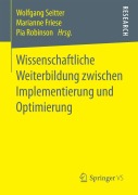 Cover-Bild zum Titel 'Wissenschaftliche Weiterbildung zwischen Implementierung und Optimierung' von ''