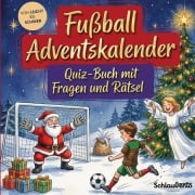 Cover-Bild zum Titel 'Fußball-Adventskalender: Quiz-Buch mit Fragen und Rätsel' von 'Schlauvento Interactive'