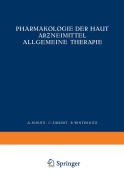 Cover-Bild zum Titel 'Pharmakologie der Haut Ar¿neimittel Allgemeine Therapie' von 'Na Perutz, Na Winternitz, Na Siebert'