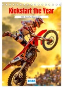 Cover-Bild zum Titel 'Kickstart the Year - Dirt, Speed und Adrenalin (Tischkalender 2026 DIN A5 hoch), CALVENDO Monatskalender' von 'Claudia Schimmack'
